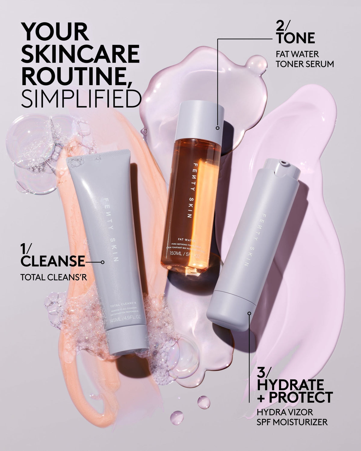 Fenty Skin Travel-Size Start'r Set For Balanced Skin