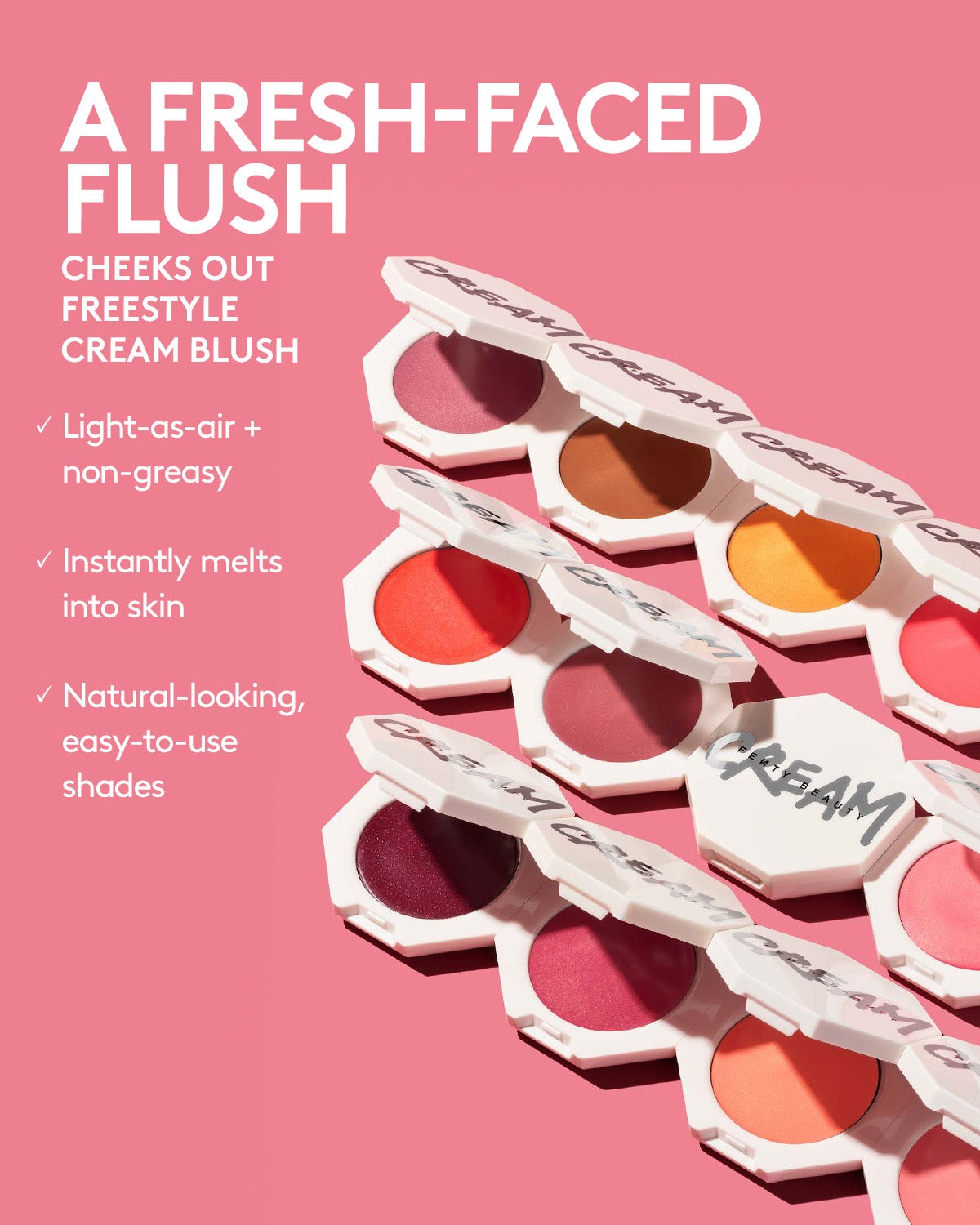 Cheeks Out Freestyle Cream Blush — Rosé Latte