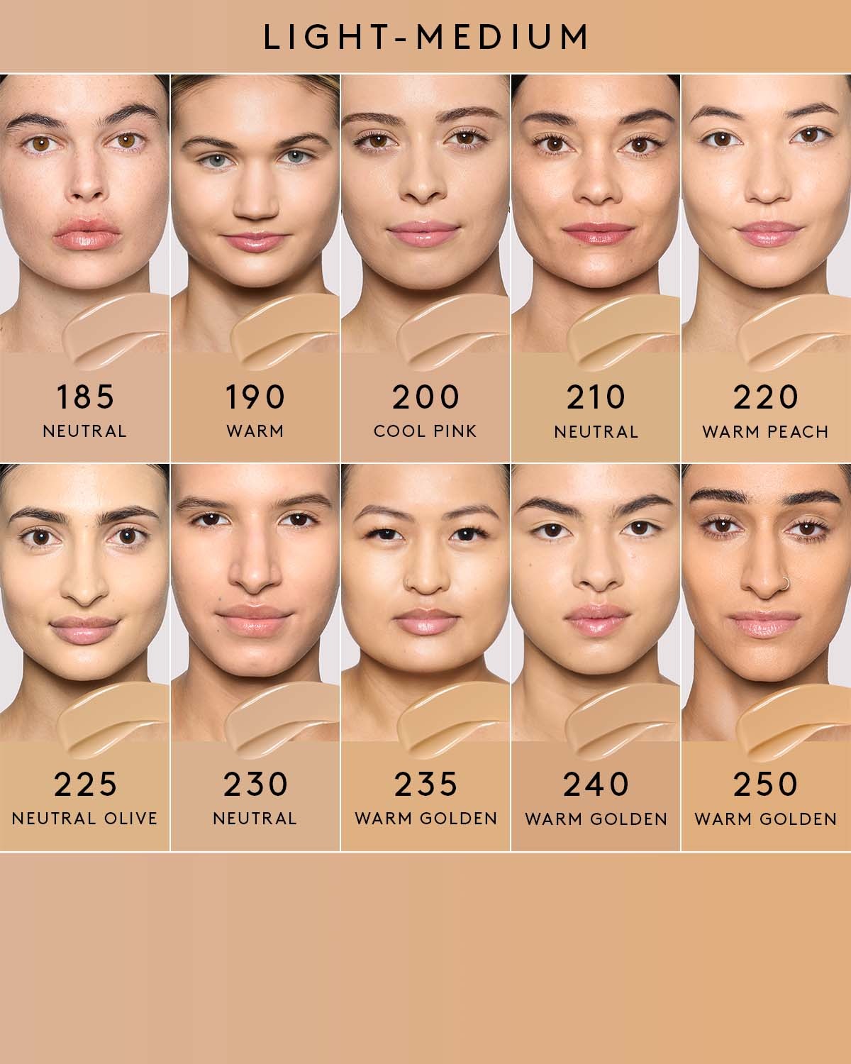 Soft'lit Naturally Luminous Longwear Foundation — 225