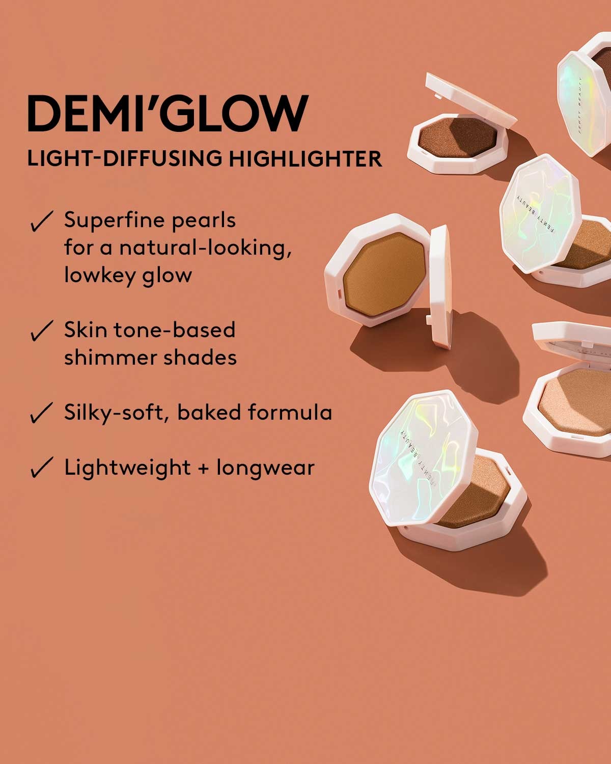 Demi'glow Light-Diffusing Highlighter — Rich Hunnie