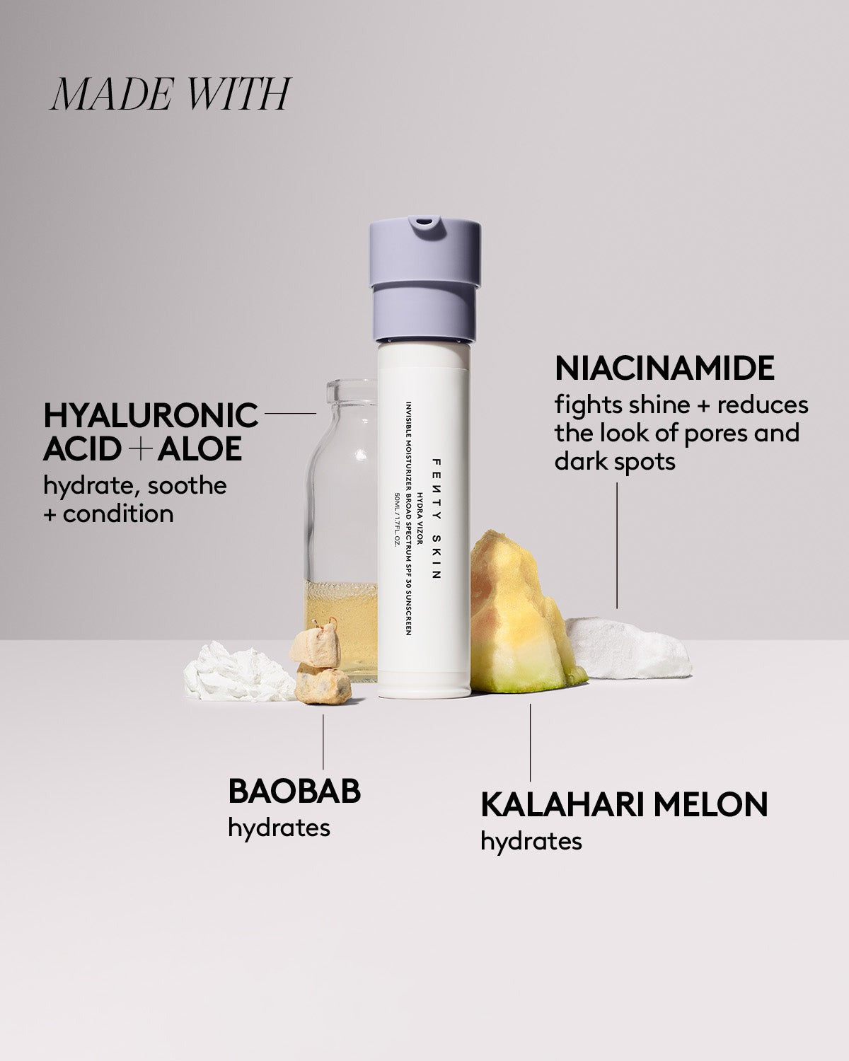 A$AP Rocky Hydra Vizor Invisible Moisturizer Broad Spectrum SPF 30 Sunscreen + Collector’s Case