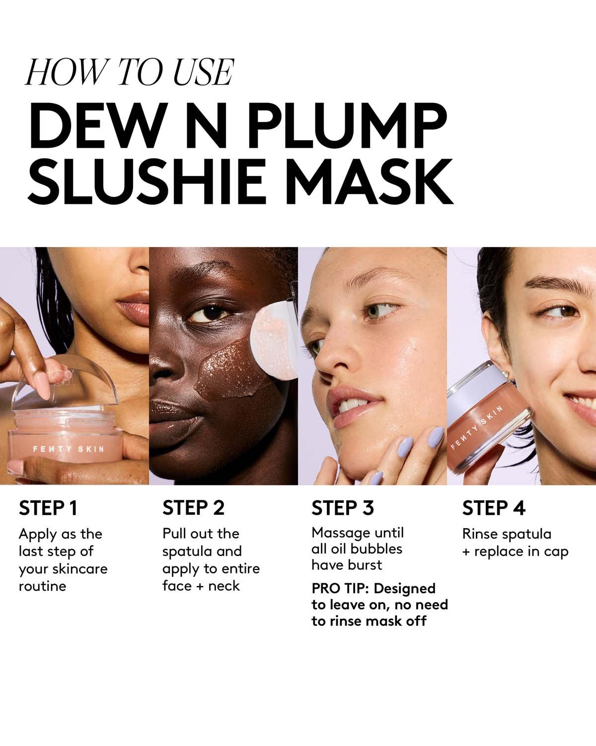 Dew N Plump Intense Hydration Slushie Overnight Face Mask