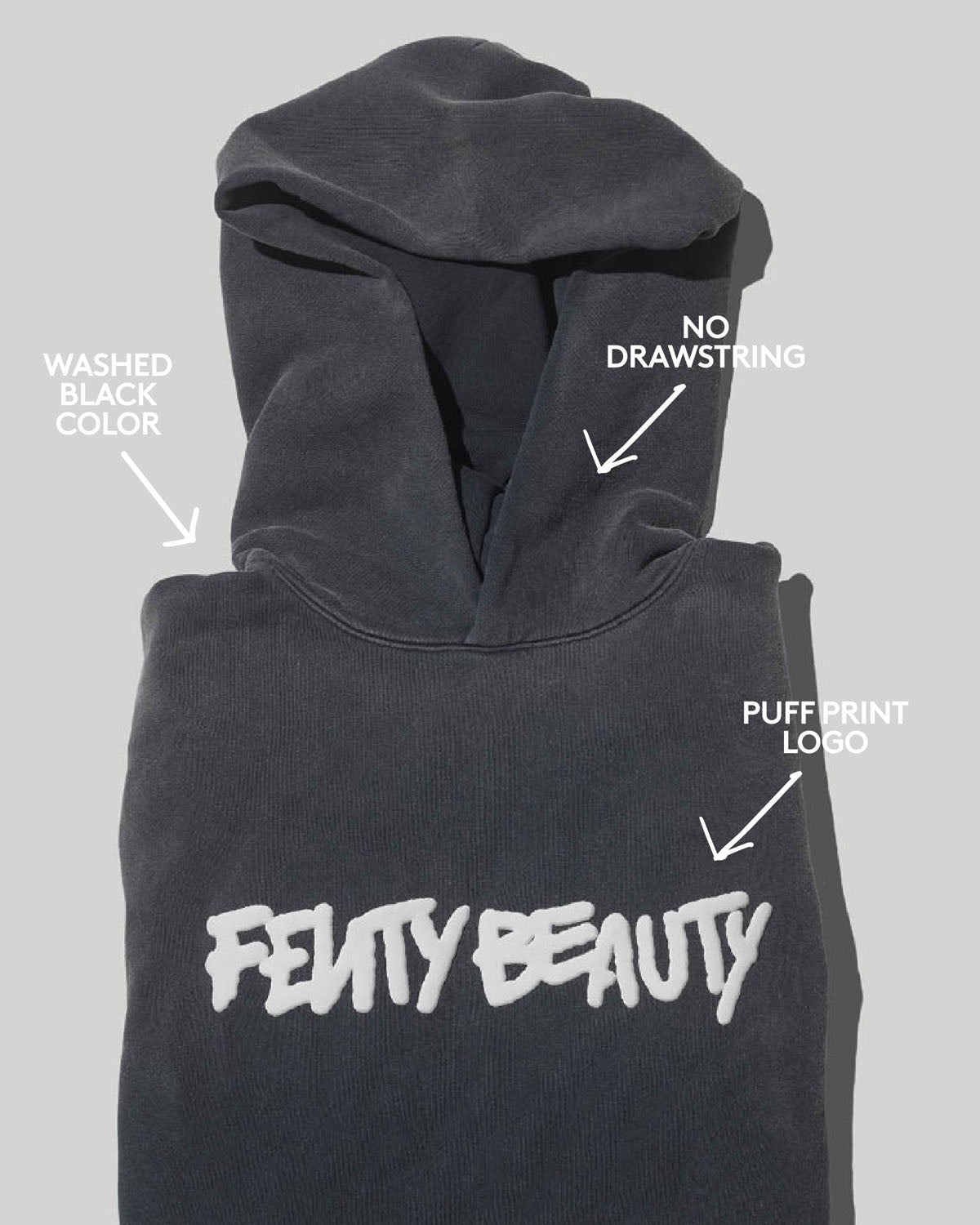 Fenty Beauty Oversized Unisex Hoodie — XS
