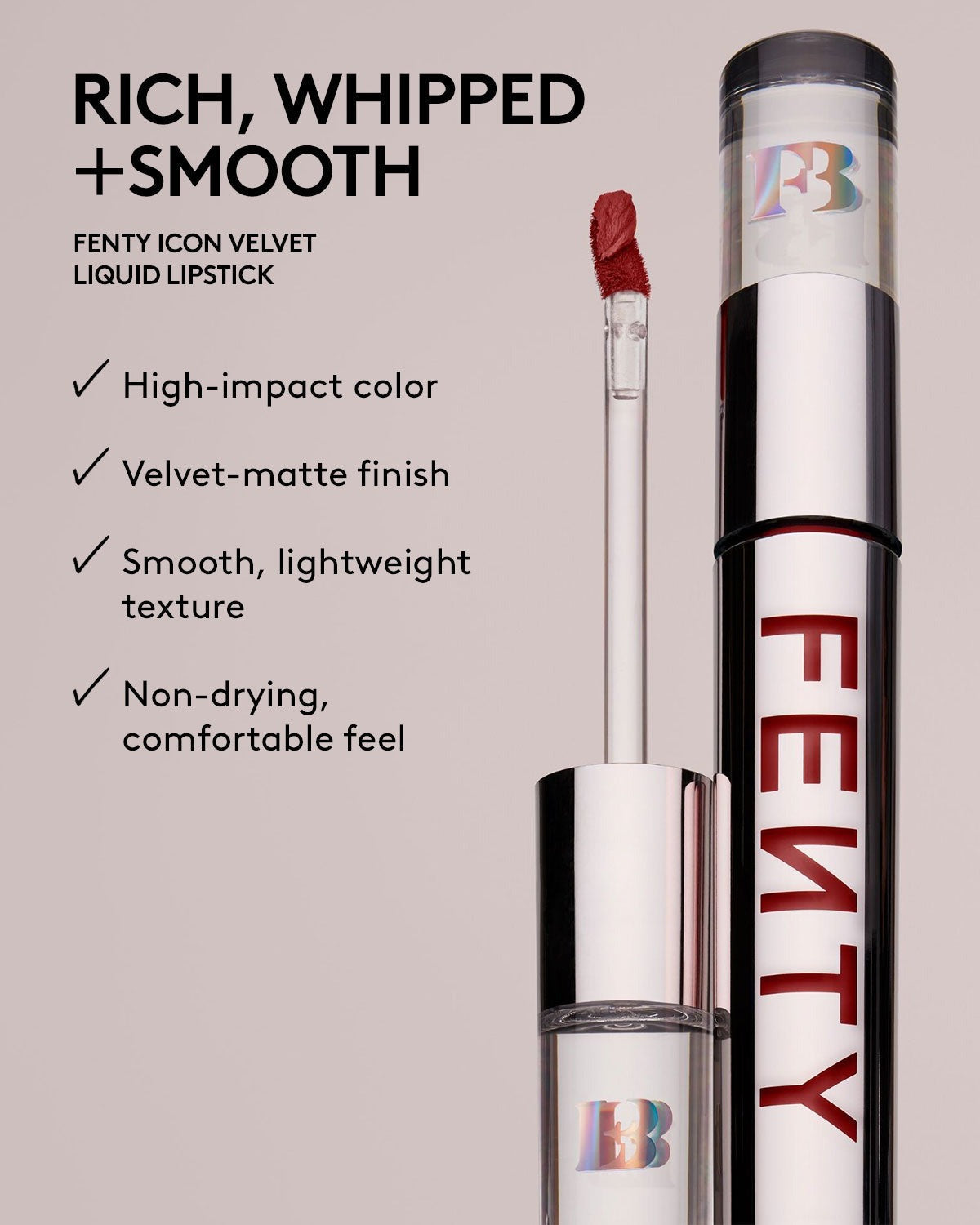 Fenty Icon Velvet Liquid Lipstick — Noodz & Dudez