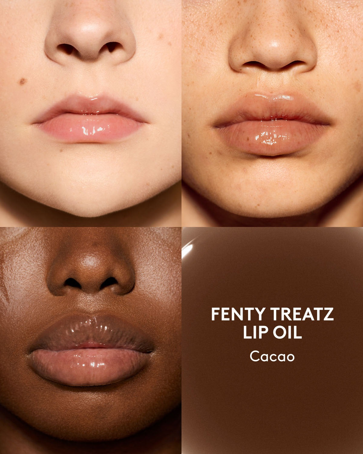 Fenty Treatz Hydrating + Strengthening Lip Oil — Cacao