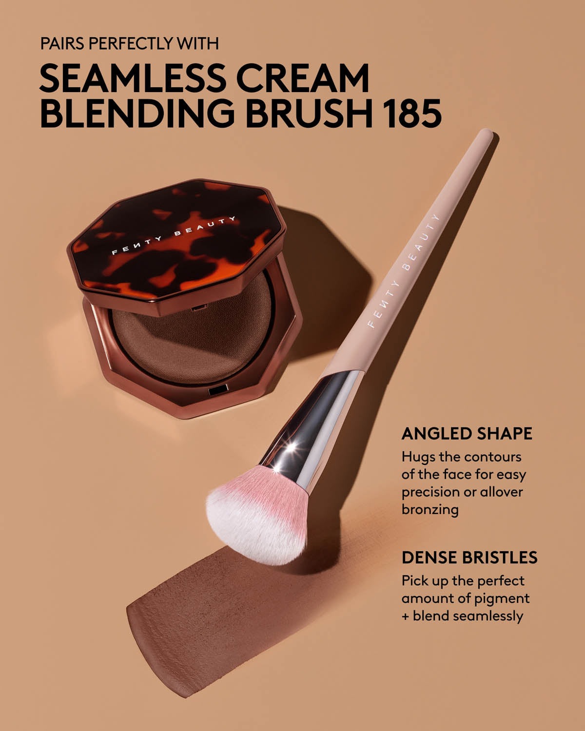 Sun Stalk’r Soufflé Pressed Mousse Cream Bronzer — Brown Butt’r